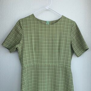 Mennonite Women’s Cape Dress Medium Cottagecore Prairie Homemade Amish